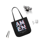 AMEN Black Tote Bag - Truth Stands Forever Design