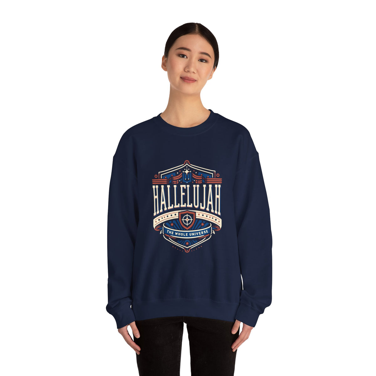 Hallelujah Sweatshirt - Celebrate the Universe - Navy