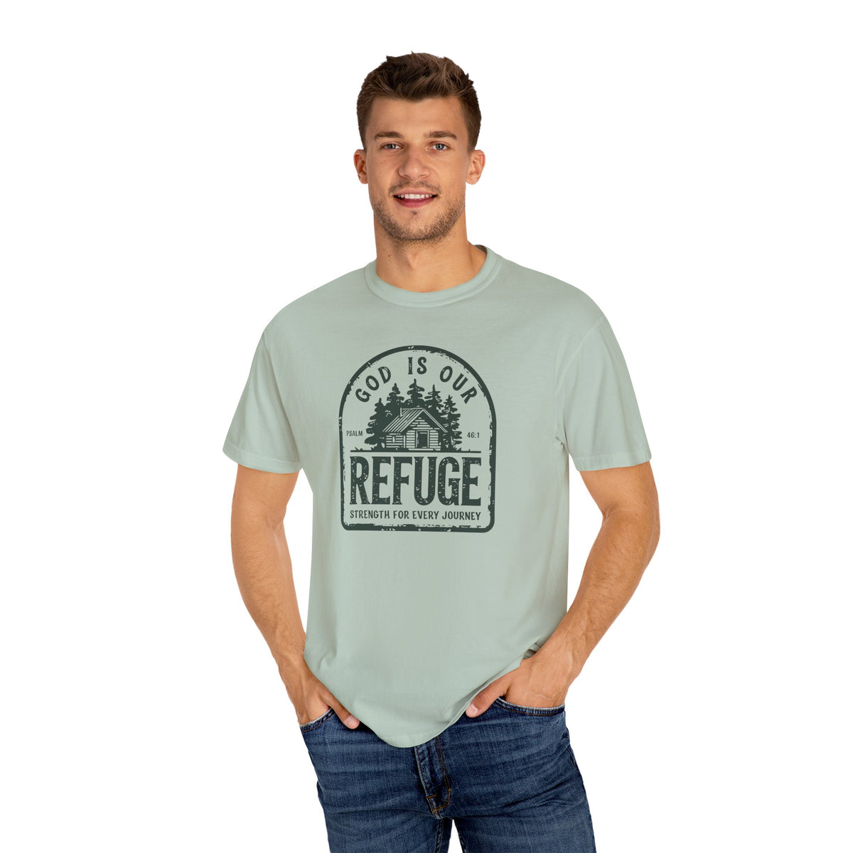 God is Our Refuge T-Shirt – Psalm 46:1