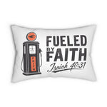 Lumbar Pillow | Fueled by Faith | Isaiah 40:31