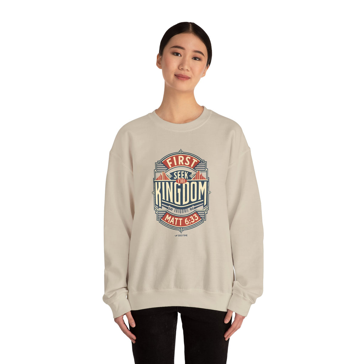 Christian Seek the Kingdom Unisex Sweatshirt