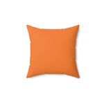 Orange Throw Pillow | Sow Little, Reap Little | 2 Corinthians 9:6