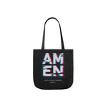 AMEN Black Tote Bag - Truth Stands Forever Design