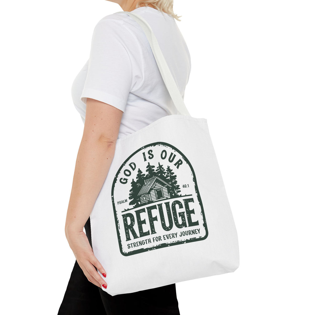 Seek the Kingdom Tote Bag - Matthew 6:33 Christian Design