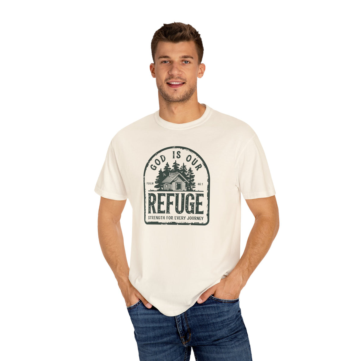 God is Our Refuge T-Shirt – Psalm 46:1