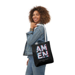 AMEN Black Tote Bag - Truth Stands Forever Design