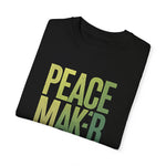 Black T-Shirt with "Peacemaker" Design